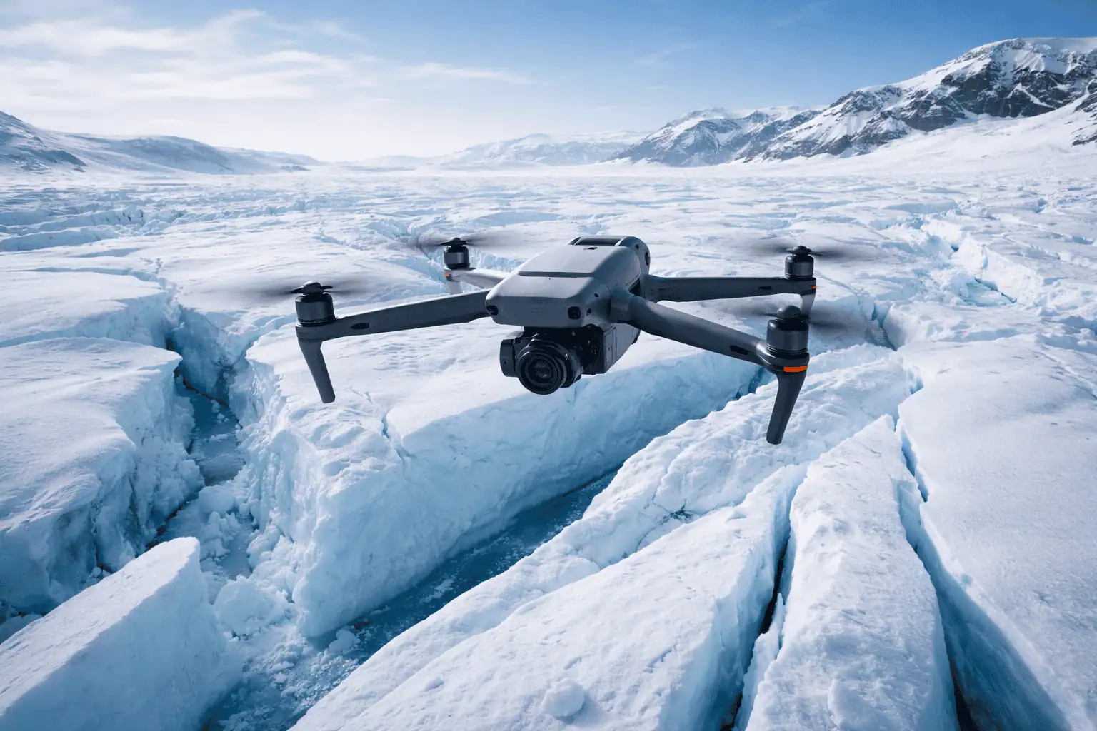 I segreti dei ghiacci della Groenlandia svelati grazie ai droni DJI
