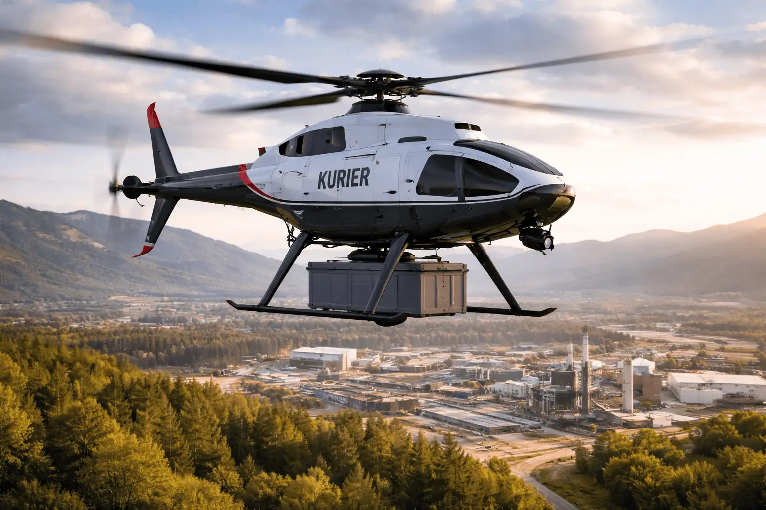 FlyFocus presenta KURIER: l’elicottero senza pilota che rivoluziona il trasporto autonomo