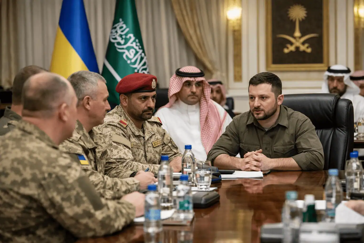 Zelensky in Arabia Saudita incontra esperti ucraini impegnati contro i droni iraniani nel Golfo: sicurezza, geopolitica e nuove alleanze.