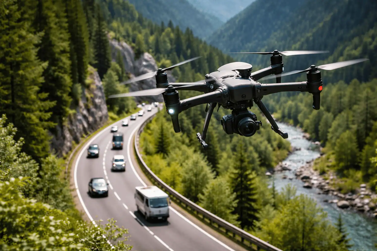 Droni per rilievi sulle strade aperte al traffico: il Trentino autorizza una nuova tecnologia per la sicurezza stradale