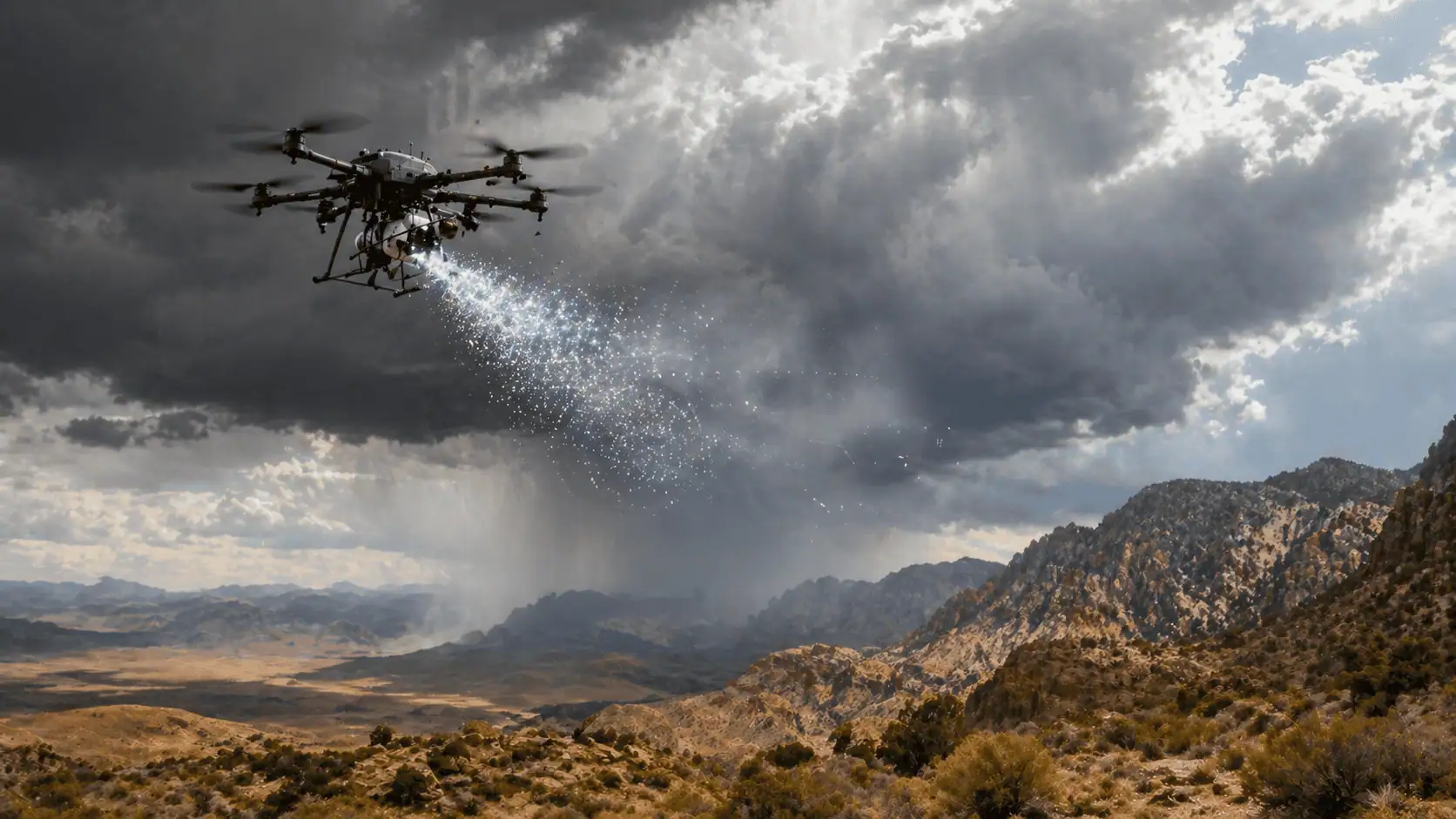 Cloud seeding 2.0 al via: nello Utah i droni “cacciatori di nuvole” sfidano la siccità