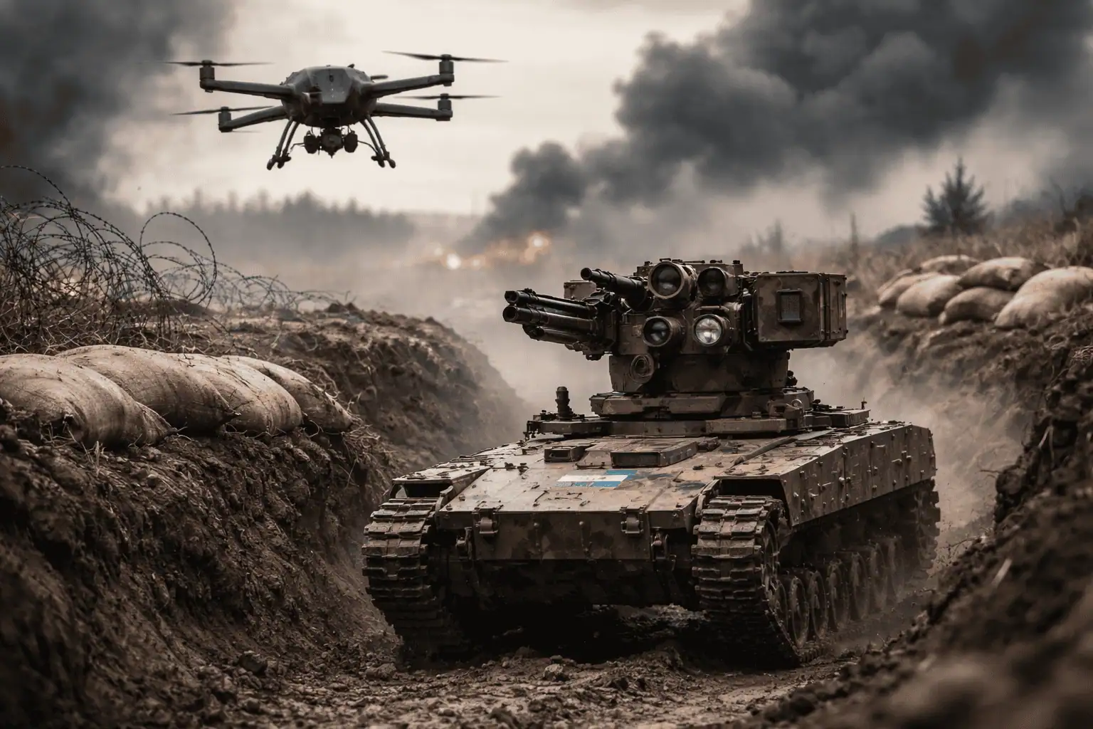 In Ucraina i robot conquistano una postazione nemica: prima volta nella storia della guerra moderna