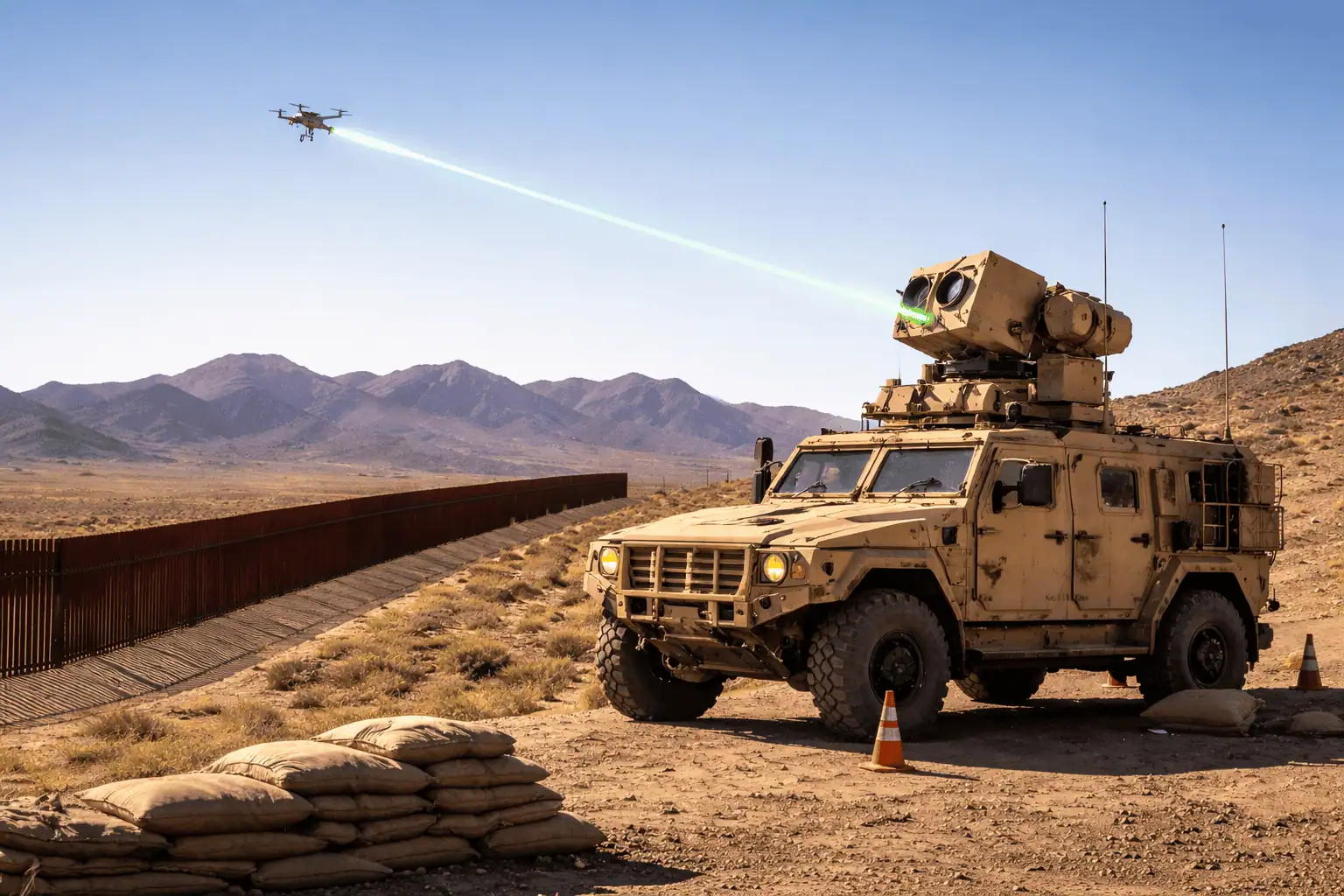Gli Stati Uniti autorizzano il sistema laser anti-drone al confine meridionale: cosa cambia ora