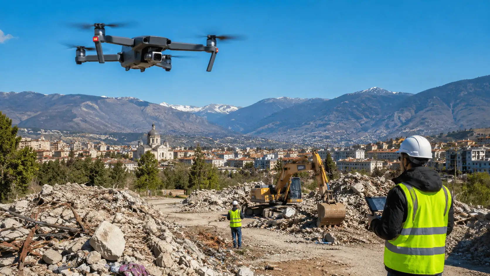 Rifiuti abbandonati e macerie, all’Aquila arrivano i droni per scovare le discariche abusive