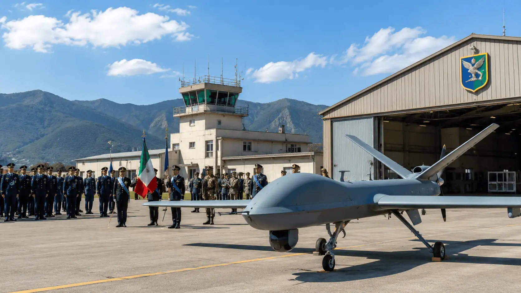 Nasce a Frosinone il 66° Stormo dell'Aeronautica Militare dedicato ai droni: sarà il nuovo centro per la formazione dei piloti APR