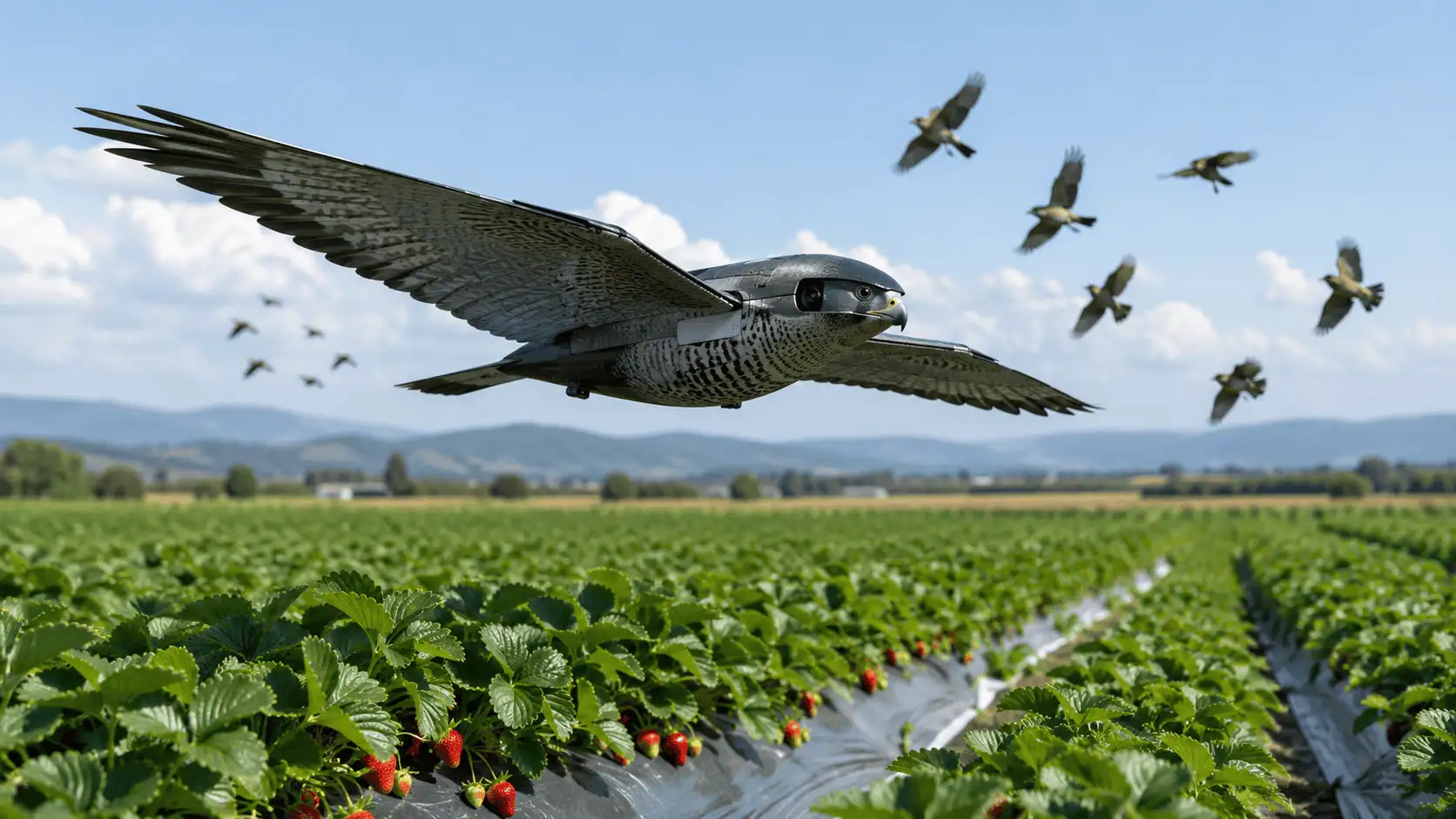 RoBird, il drone che vola come un falco per proteggere i raccolti: dalla sicurezza aeroportuale all’agricoltura di precisione