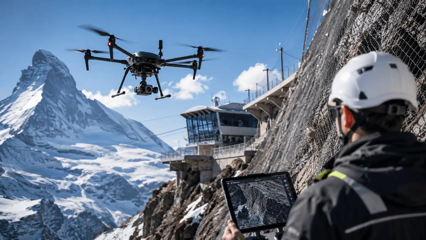 Droni e intelligenza artificiale sul Monte Bianco: la svolta di Autostrade dello Stato per la sicurezza delle infrastrutture