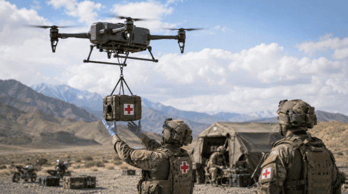 Droni per il rifornimento medico sul campo di battaglia: la 44ª Brigata Medica USA accelera la trasformazione logistica