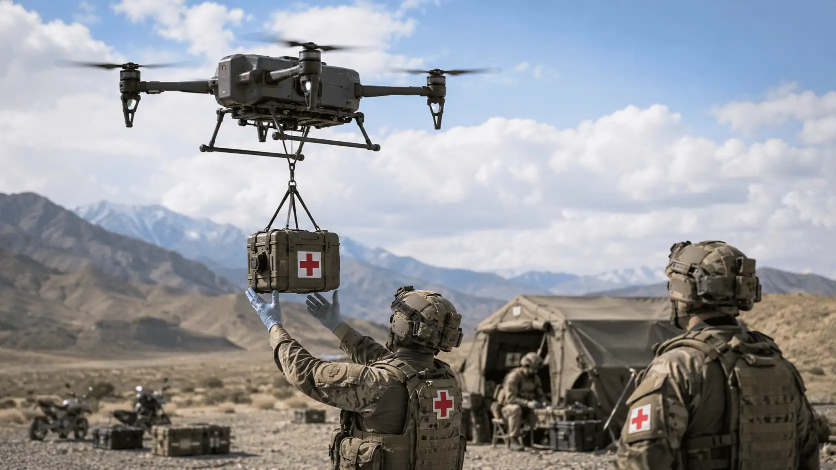 Droni per il rifornimento medico sul campo di battaglia: la 44ª Brigata Medica USA accelera la trasformazione logistica