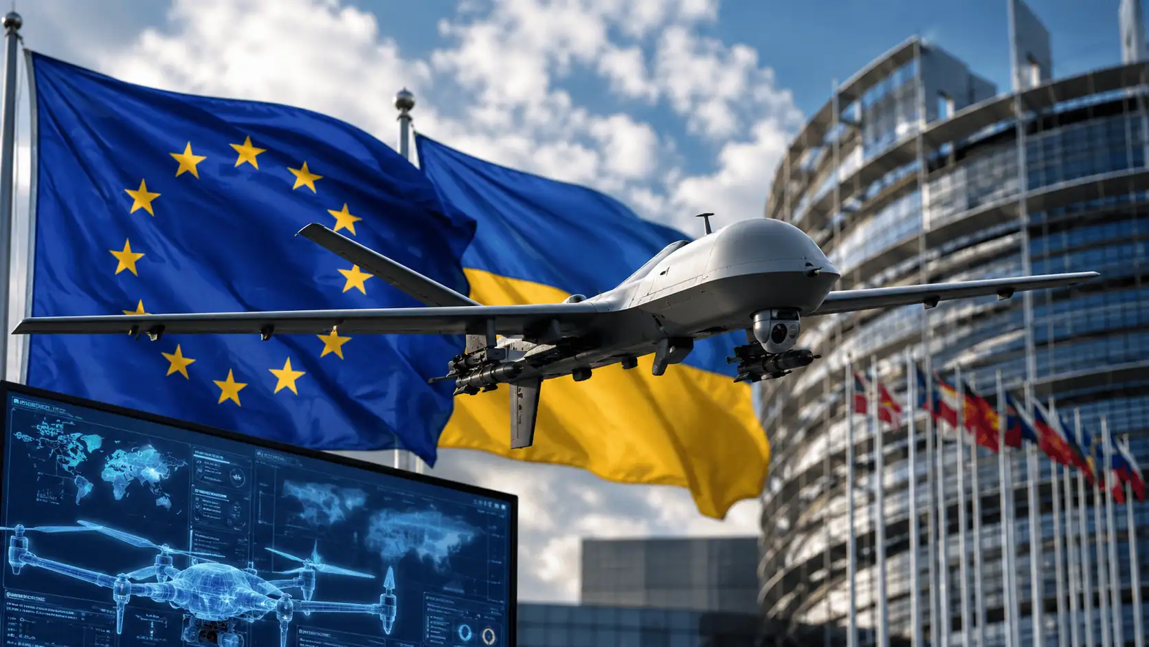 L'Unione Europea finanzia i droni per l'Ucraina: arrivano i primi 3,9 miliardi di euro