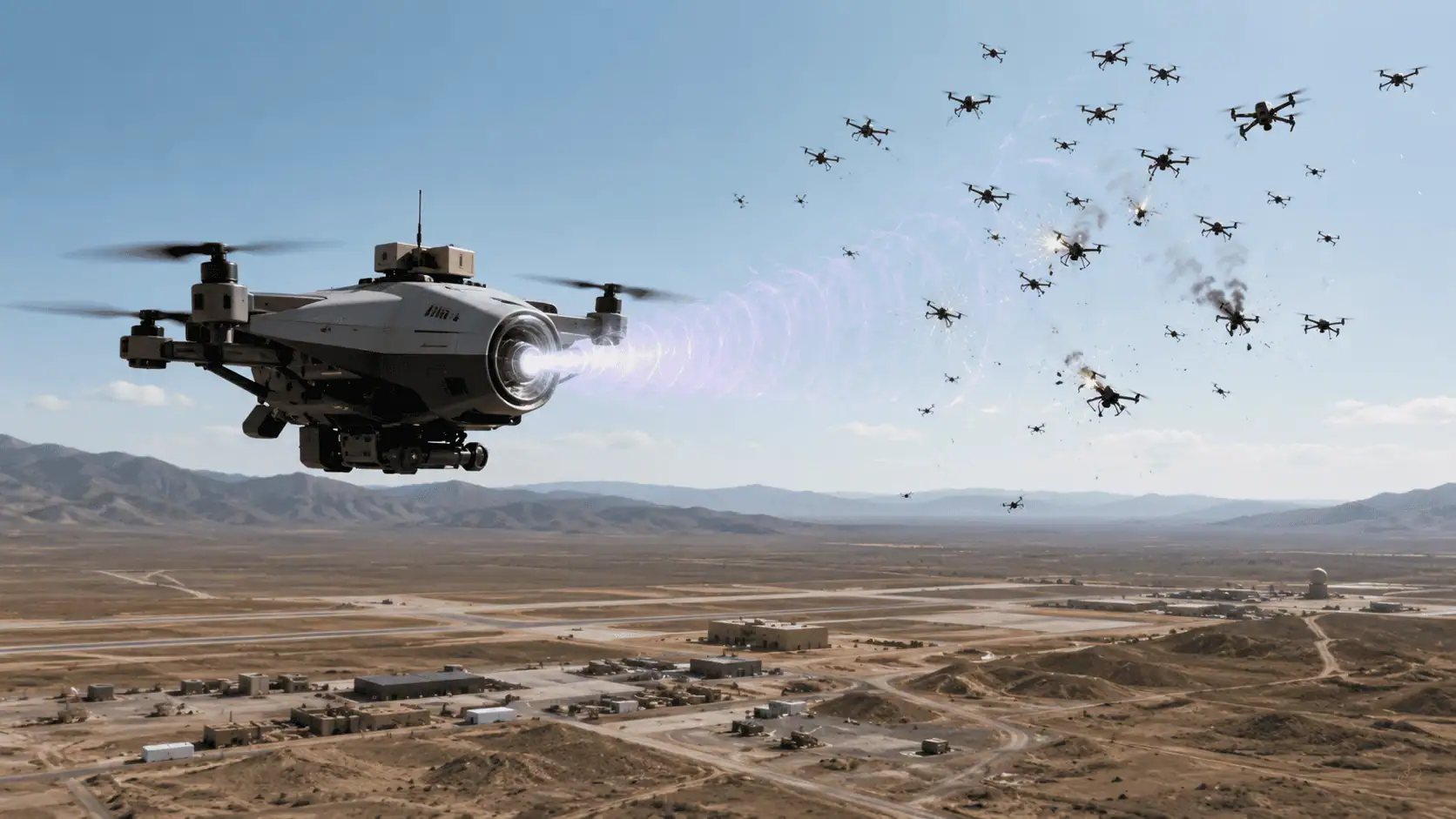 Lockheed Martin presenta MORFIUS X-Rotor: il sistema anti-drone che può neutralizzare oltre 50 droni in una sola missione