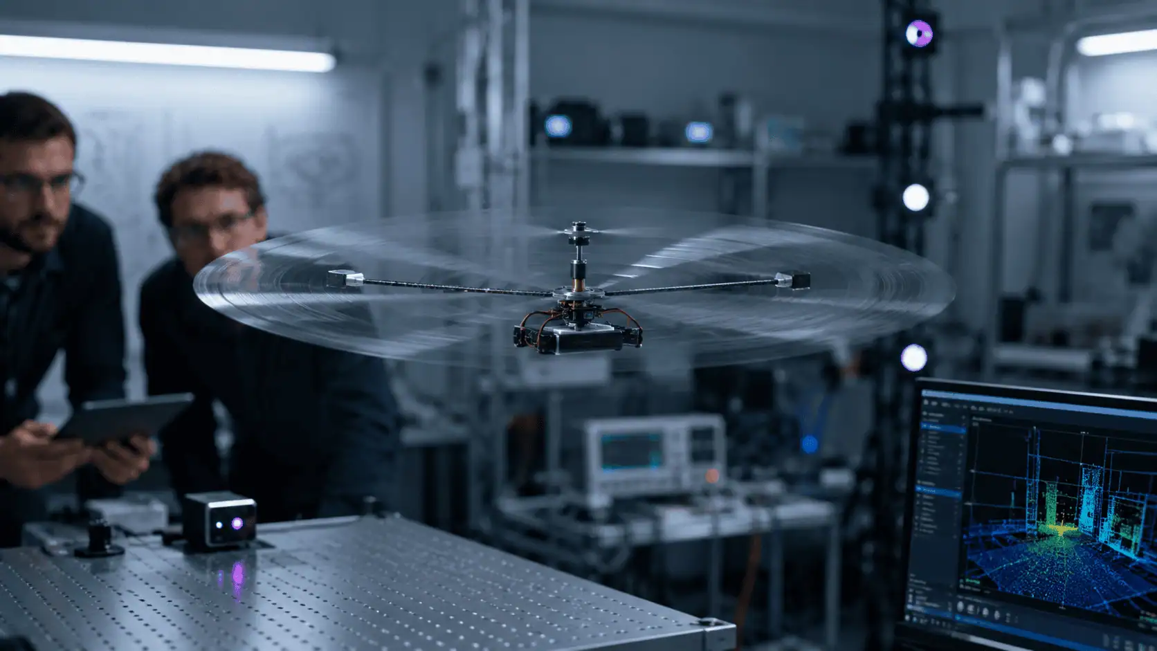 Phantom Twist: il drone quasi invisibile che sfrutta la rotazione per ingannare l'occhio umano