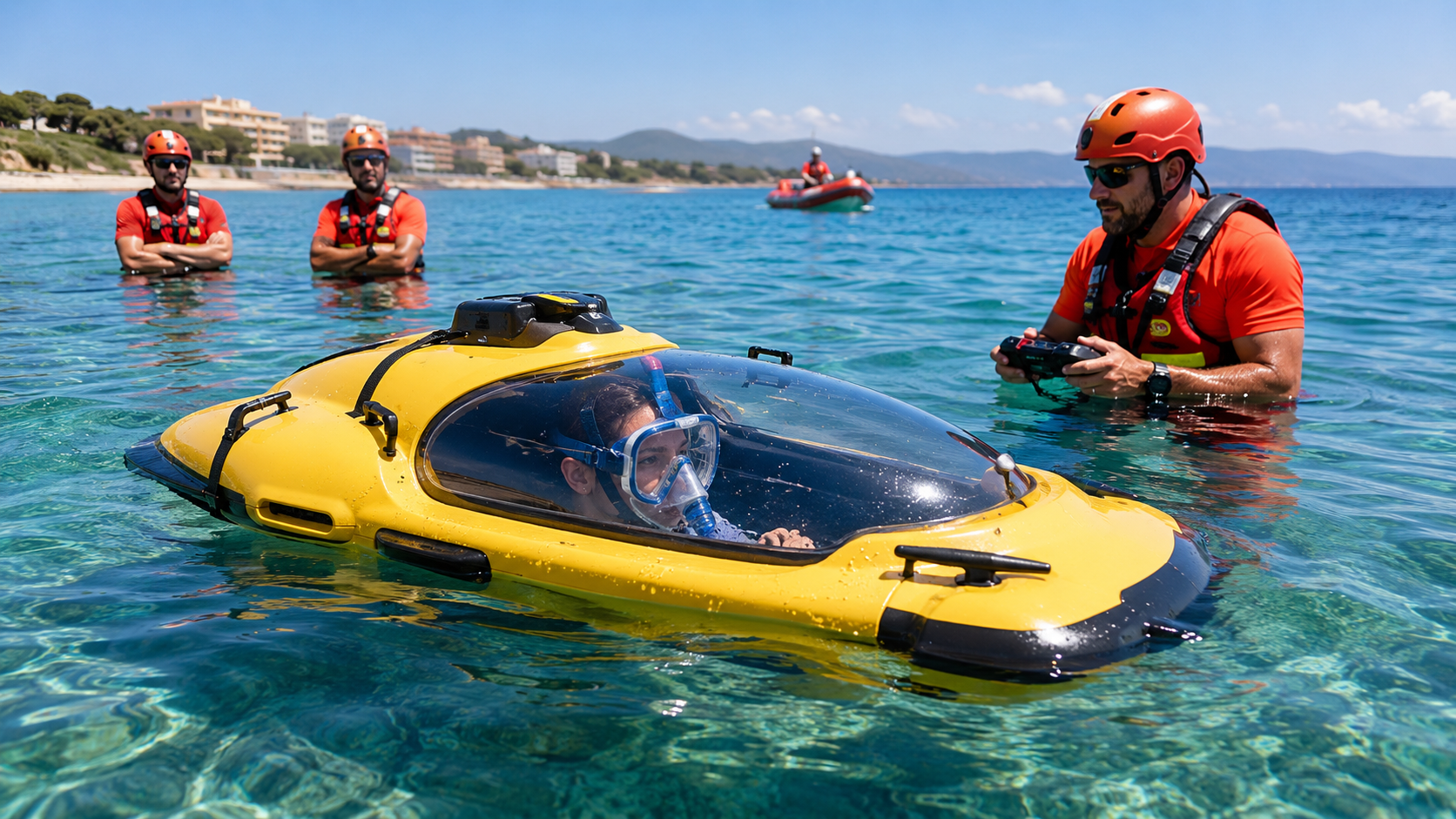 Drone acquatico per lo snorkeling assistito: la nuova tecnologia che rende il mare più sicuro e accessibile