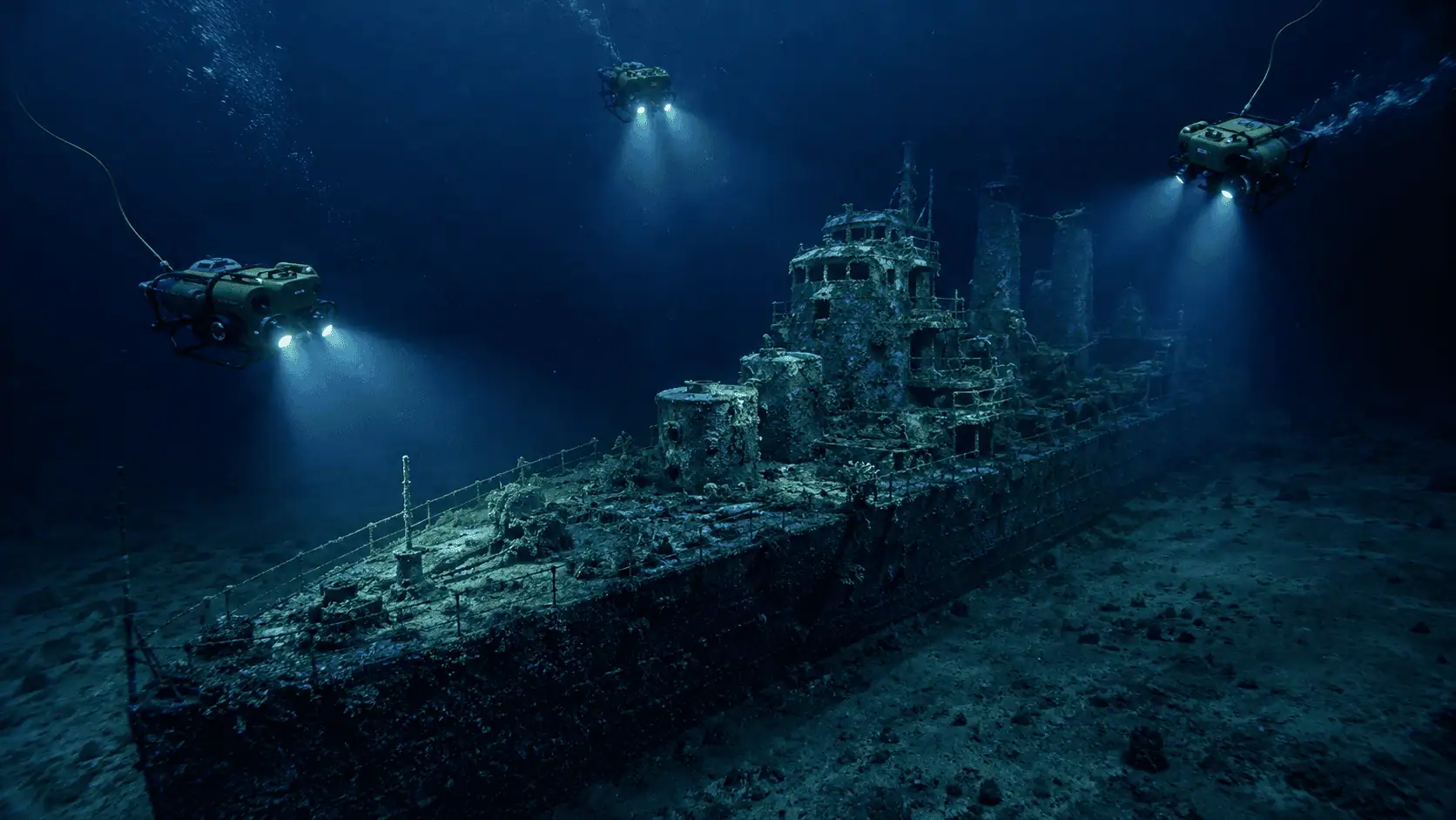 Tre droni sottomarini trovano la leggendaria USS Stewart: il relitto della “nave fantasma” riemerge dopo quasi 80 anni