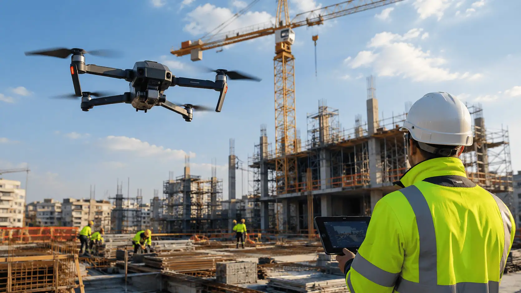 Droni intelligenti per ridurre gli incidenti sul lavoro: come l'intelligenza artificiale può salvare vite nei cantieri e negli impianti