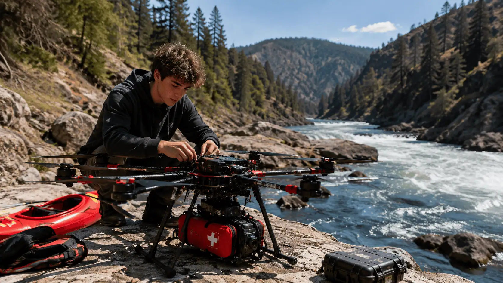 Un adolescente crea un drone di soccorso dopo aver perso un amico: il progetto Winter punta a salvare vite nelle emergenze