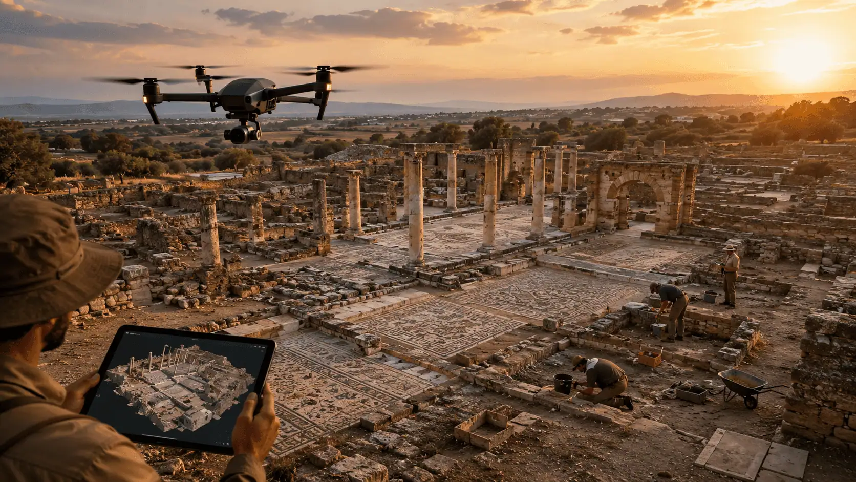 Droni in archeologia: come stanno rivoluzionando la scoperta e la tutela del patrimonio storico