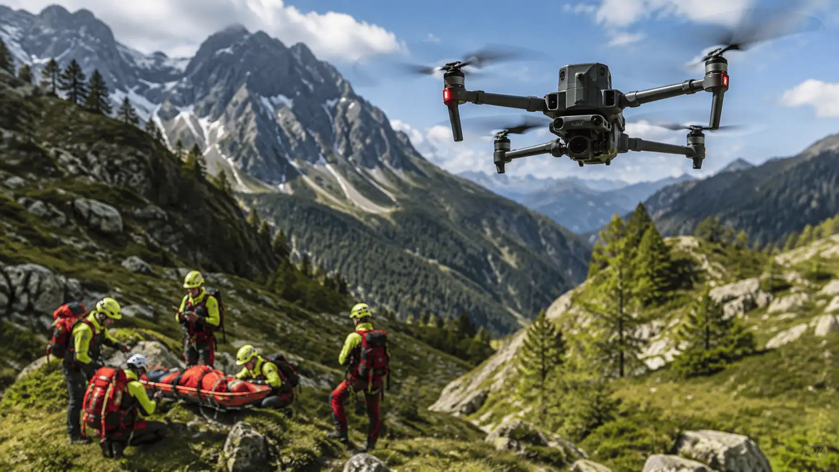Droni per il pronto intervento: come la tecnologia sta cambiando soccorso ed emergenze