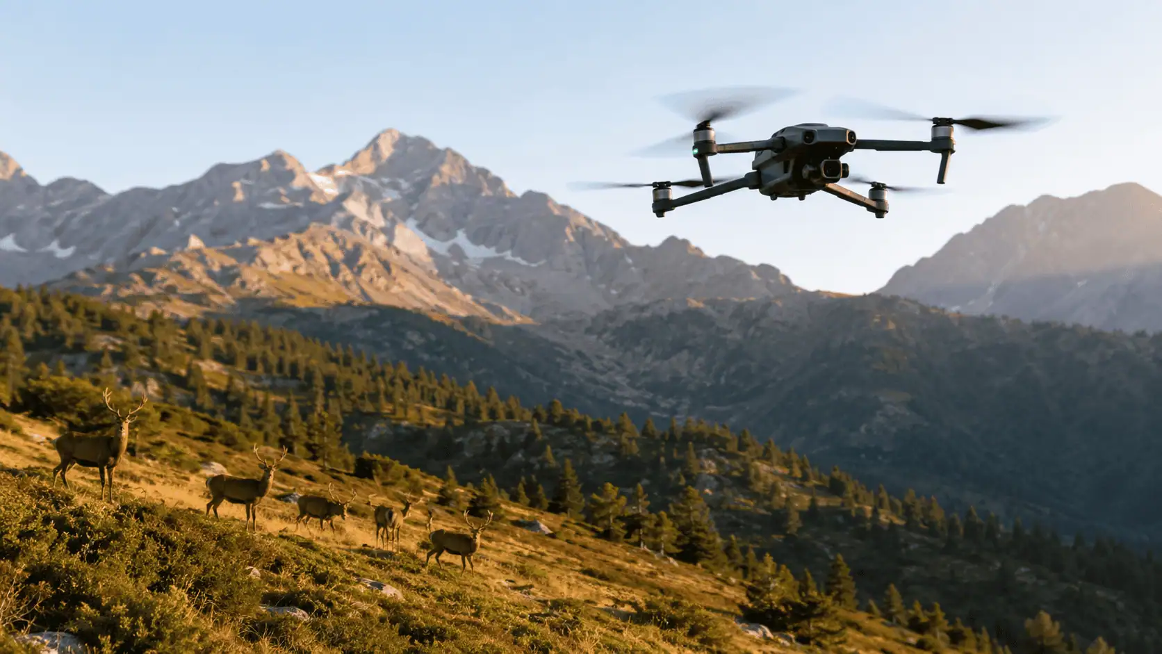 Droni e fauna selvatica: come la tecnologia aiuta a controllare e monitorare gli animali