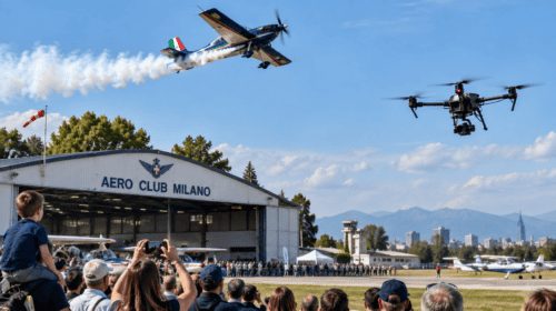 Aero Club Milano compie 100 anni: a Bresso una grande festa tra air show, campioni e droni