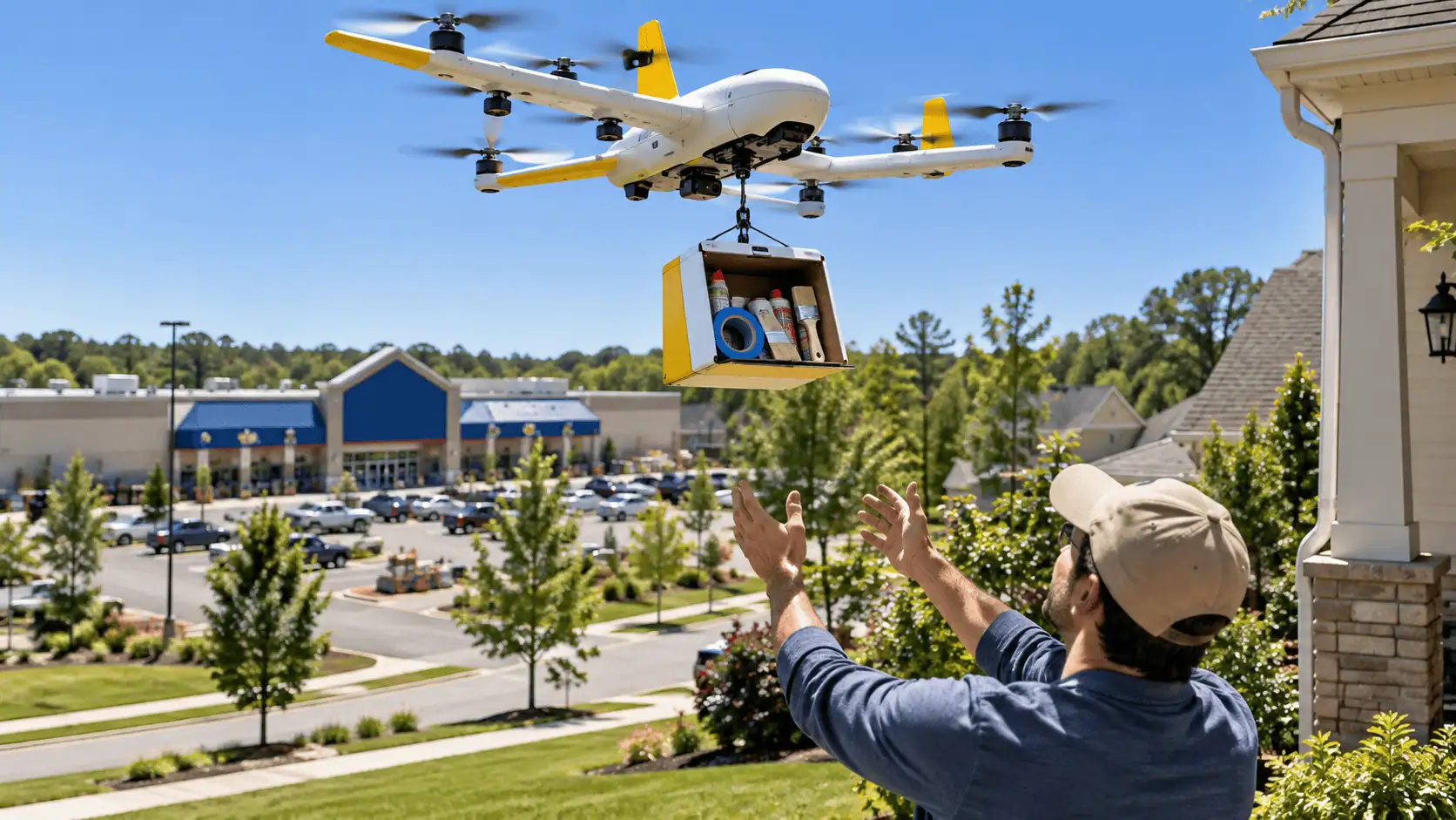 Lowe’s lancia la consegna con droni: materiali per il fai da te in 20 minuti
