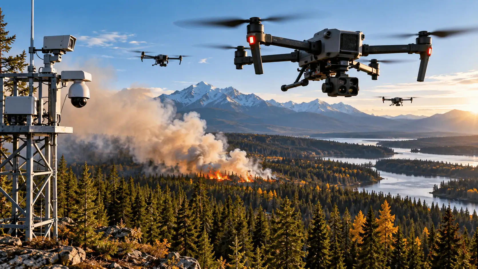 Droni e incendi: l’intelligenza artificiale accelera la risposta agli incendi boschivi