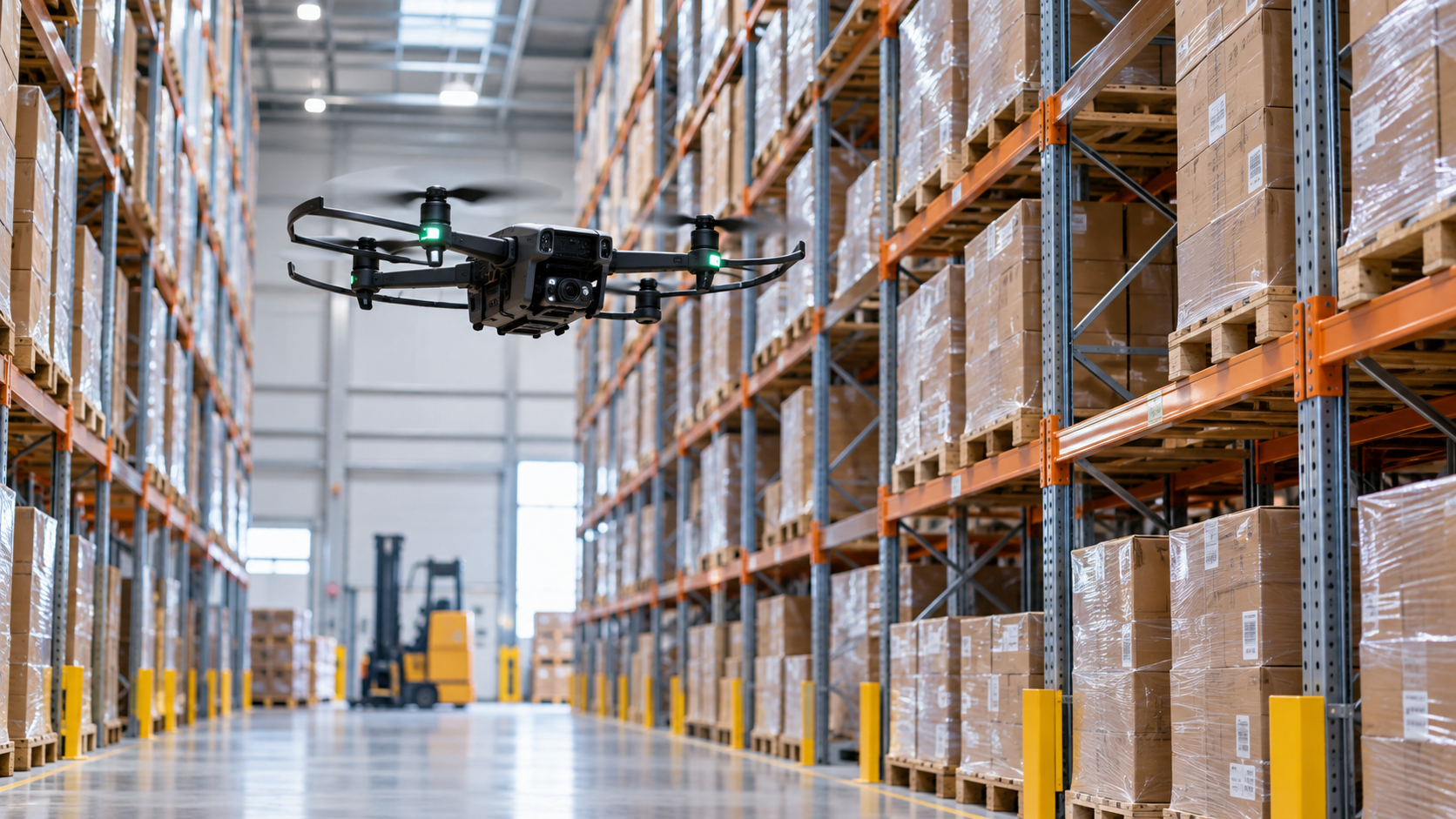 Droni per l’inventario: a Pavia Gruber Logistics riduce i tempi del 75%