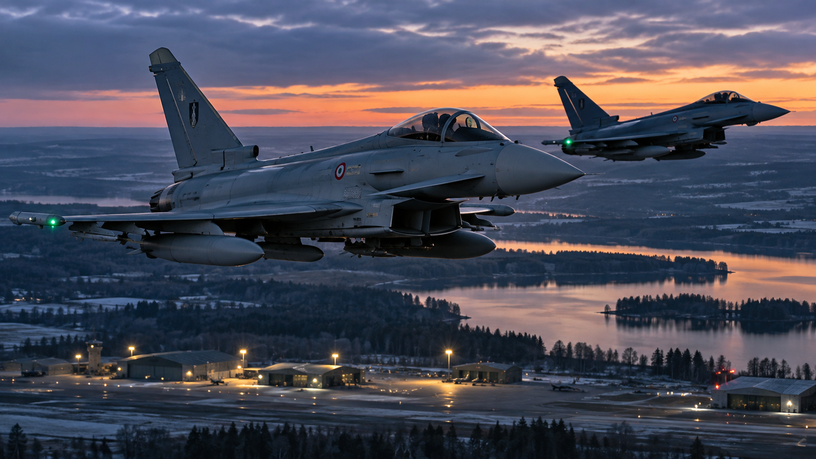 Caccia italiani abbattono un drone in Lituania: Eurofighter in azione sul fianco Est della NATO