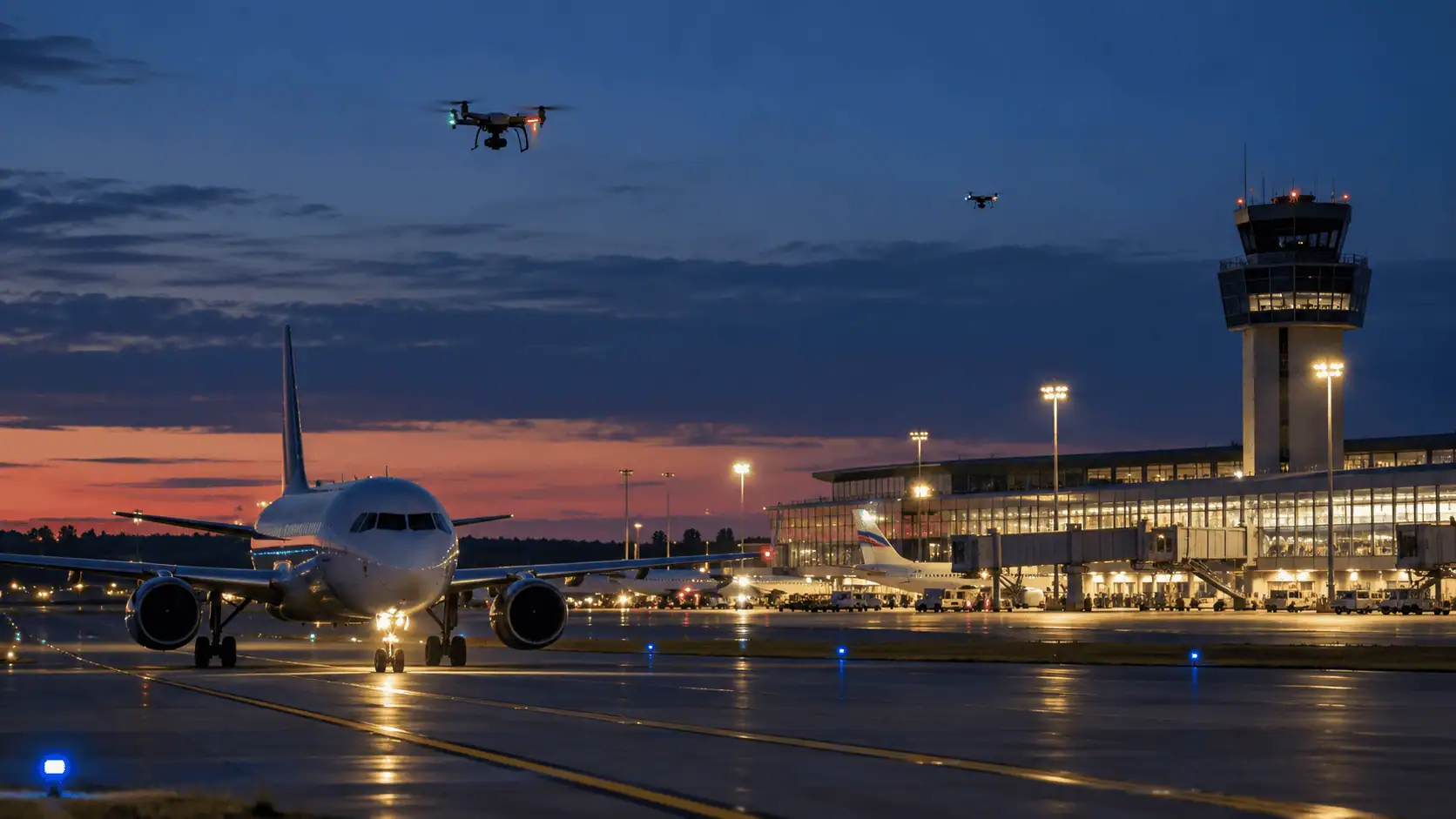 Allarme droni in Lussemburgo: l’aeroporto riapre, ma restano possibili ritardi
