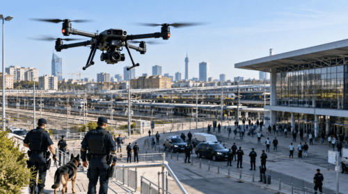 Droni nei controlli di sicurezza a Milano: operazione interforze tra Rogoredo e San Donato