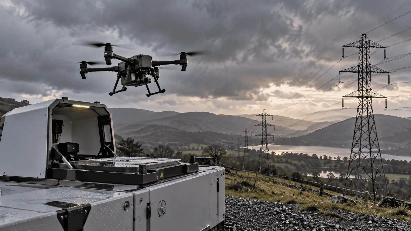 Droni autonomi contro i guasti alla rete elettrica: il nuovo progetto nel Regno Unito