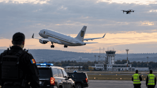 Aereo di Zelensky sfiorato da un drone in Moldavia: l’allarme mentre ripartono i negoziati