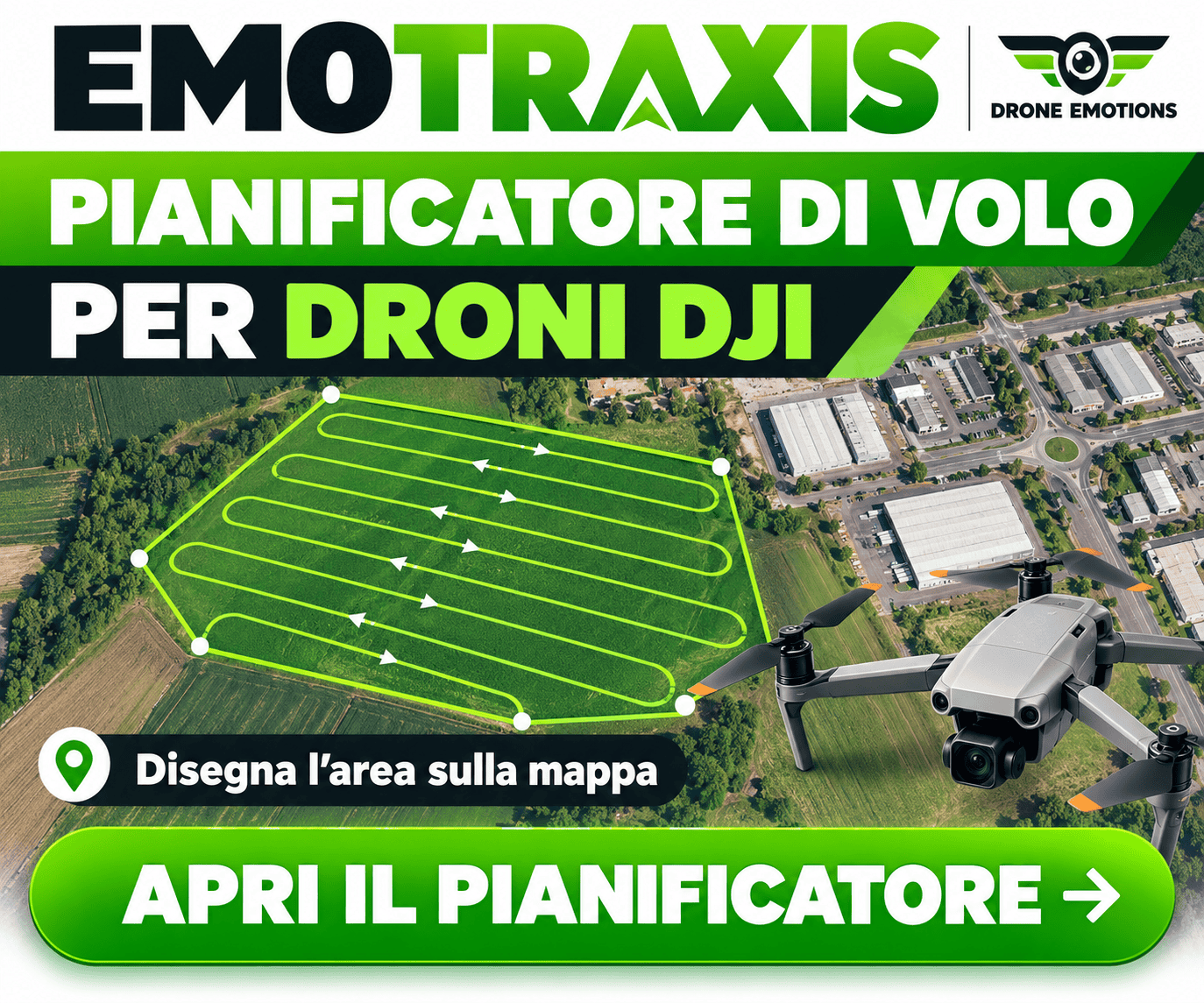 EMOTRAXIS: Pianificatore di volo per droni DJI Enterprise