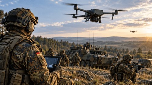 Germania, nasce il primo reggimento di droni: fino a 600 militari e sistemi d’attacco
