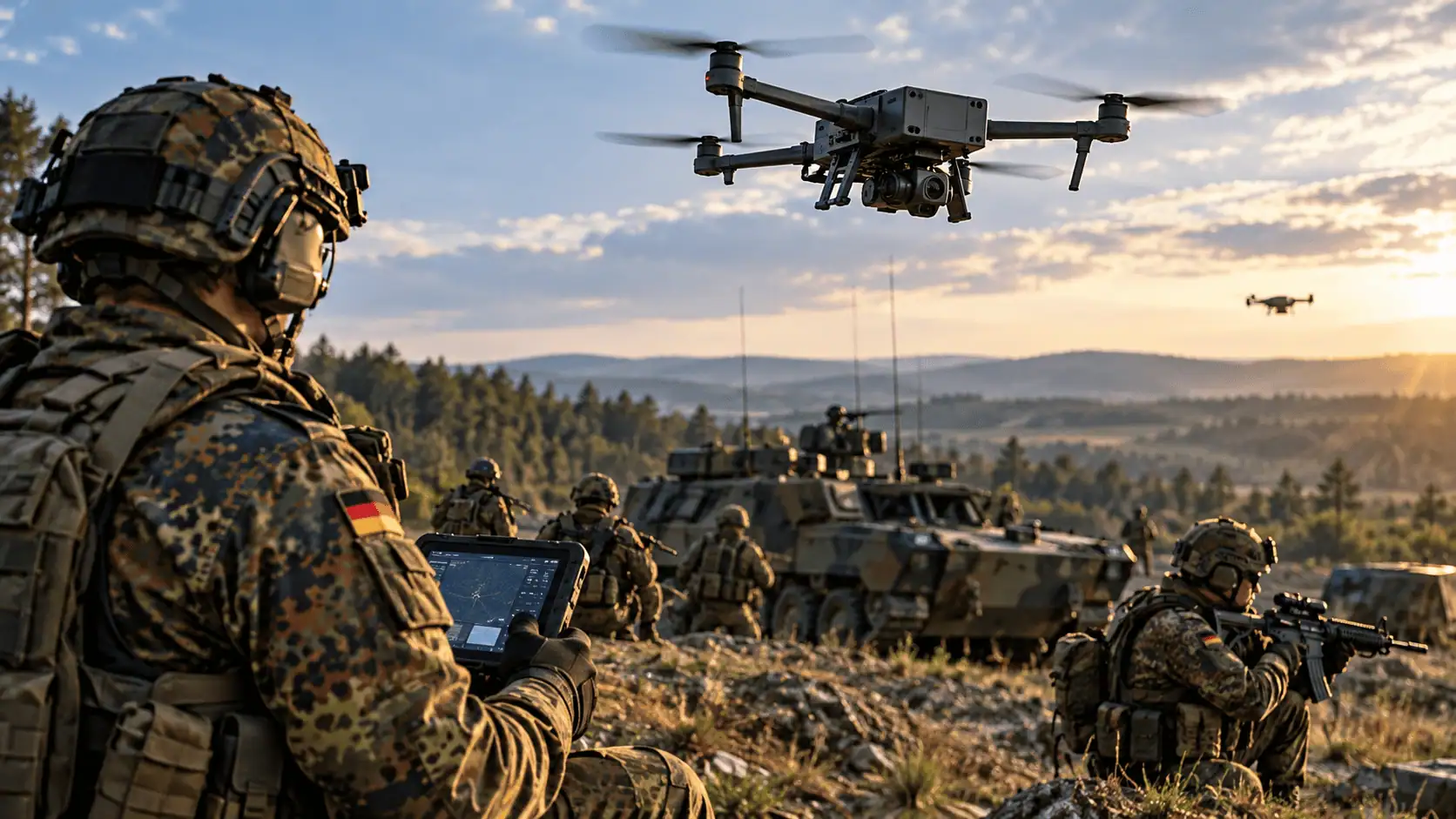 Germania, nasce il primo reggimento di droni: fino a 600 militari e sistemi d’attacco