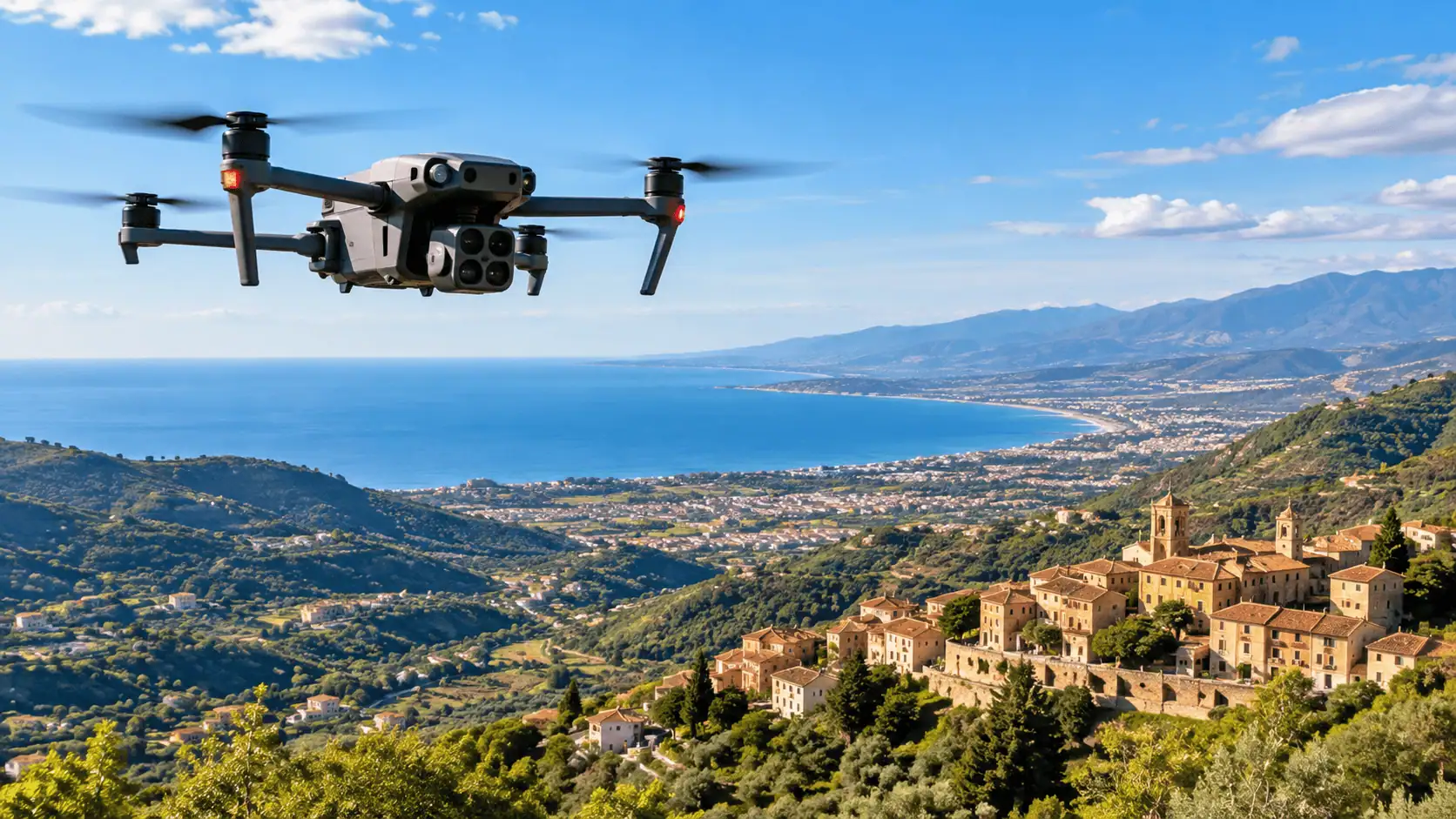Calabria, 23 droni per 21 Comuni: il progetto Smart Arena Lametino