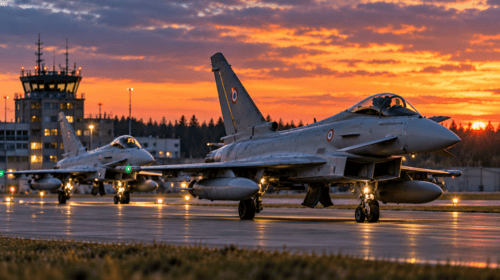 Droni in Lituania, decollano due Eurofighter italiani: il velivolo era ucraino
