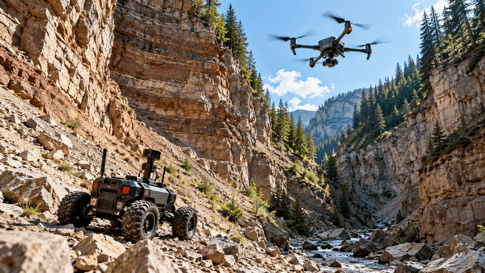 Droni e robot autonomi in Alto Adige: il progetto Hurricane debutta nei canyon del Bletterbach